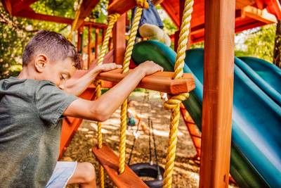 Woodplay playset Megaset 2 climbing with slides